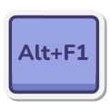 Alt+F1 键 icon