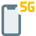 Next generation fifth cellular network connectivity facility icon
