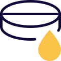 Icon table for development of blood booster pills icon