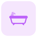 Bathtub to enjoy the luxury of bathing icon