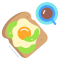 Avocado And Egg Toast icon