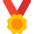 Flower Shaped Medal icon