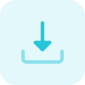 Download document file to local storage folder icon
