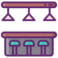 внешний-бар-гостеприимство-услуги-флэтиконы-линейный-цвет-плоские-значки icon
