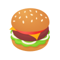 ハンバーガーの絵文字 icon