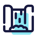 Waterfall icon