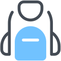 School Backpack icon