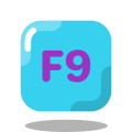 F9 Key icon