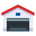 Garage ouvert icon