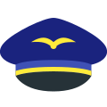 Casquette de pilote de l'air icon