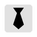 Schwarze Krawatte icon