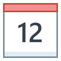 Calendrier 12 icon