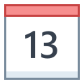 Calendário de 13 icon