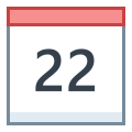 Calendar 22 icon