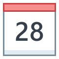 Calendar 28 icon