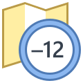 Zeitzone -12 icon