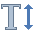 Text Height icon