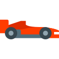 F1赛车侧视图 icon