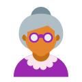 Donna anziana tipo di pelle 5 icon