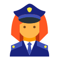 Policial feminina icon