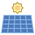 Painel solar icon