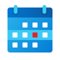 Calendrier détachable icon