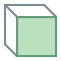 Vista frontal icon