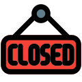 Closed Sign icon