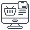 Online Shopping   ( sc) icon