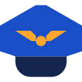 空军飞行员帽子 icon