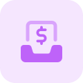 Online money transfer icon