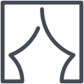 Curtains icon