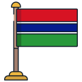 Gambia Flag icon