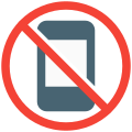 No Smartphones icon