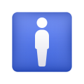남자 화장실 이모티콘 icon