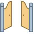 Cancello anteriore aperto icon