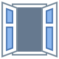 Ventana abierta icon