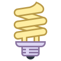 Bombilla espiral icon