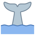 Schwanzflosse eines Wals icon