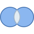 Mengendiagramm Symmetrische Differenz icon