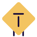 Dead end zone road signal on a road signboard icon