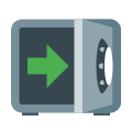 Meter en caja fuerte icon