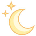 Luna brillante icon