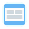 Folienlayout icon