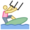 Kitesurfing icon