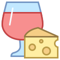 Comida e vinho icon