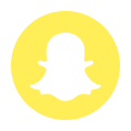 Snapchat 원형 로고 icon