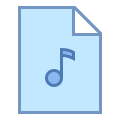 Fichier audio icon