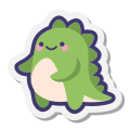 Kawaii Dinosaur icon