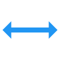 Redimensionner horizontallement icon